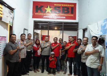 Kapolrestabes Semarang Perkuat Sinergi dengan Serikat Buruh Jelang May Day 2026
