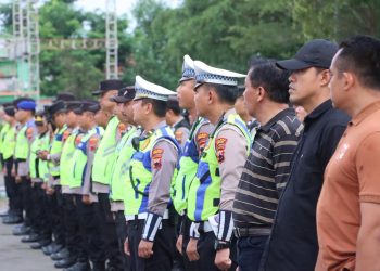 Ratusan Personel Gabungan Dikerahkan Polres Amankan Laga Persijap Jepara Vs Persija