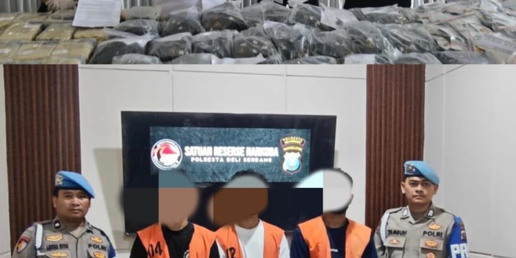Ungkap Sindikat Narkoba Jaringan Internasional, Polresta Deliserdang Banjir Apresiasi
