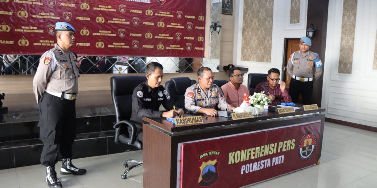 Polresta Pati Ringkus Komplotan Curanmor Antar Kabupaten, Motor Raib Saat Orkes Dangdut