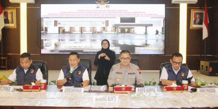 Polda Jateng Berhasil Bongkar Korupsi Kredit Topengan BPR Purworejo, Negara Rugi Rp41,3 Miliar