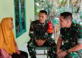 Haru dan Bahagia Ibu Sri Sambut Kedatangan Danrem dan Dansatgas TMMD