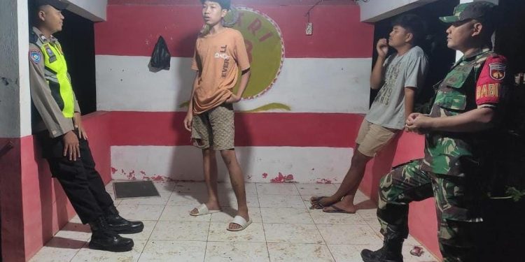 Patroli Malam Koramil 25 Paranggupito dan Polisi Jaga Kondusivitas Wonogiri, Warga Merasa Lebih Aman
