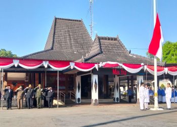 Dandim Wonogiri Beserta Jajaran Forkopoimda Ikuti Upacara Hari Lahir Pancasila