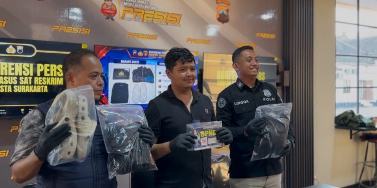 Polresta Surakarta Gelar Prses Release Pengungkapan Kasus Curanmor di Pasar Kliwon