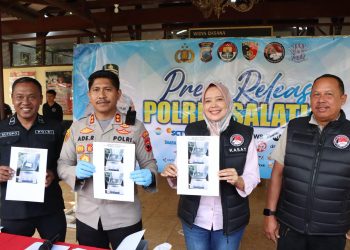 Satresnarkoba Polres Salatiga Berhasil Ungkap Pengedar Shabu Seberat 54 Gram.