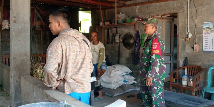 Dekat dengan Peternak, Babinsa Selo Gencarkan Edukasi Cegah PMK dan BEF pada Ternak Sapi”.