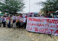 Aksi Unjuk Rasa Warnai Polemik Pilkades Tanjung Gusta, Masyarakat Ajukan 7 Tuntutan