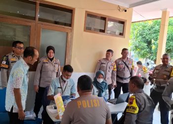 Sebanyak 4.322 Personel Bhabinkamtibmas Polda Jateng Jalani Skrining TB Paru Sebelum Di Terjunkan Ke Masyarakat