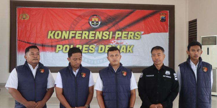Satreskrim Polres Demak Ringkus Pelaku Pembakaran Dua Rumah di Karangawen