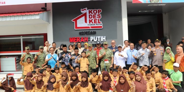 Kunker Asrenum Panglima TNI Di Dampingi Dandim 0808/Blitar Tinjau KDKMP Di Blitar