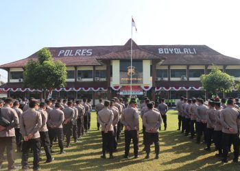 Polres Boyolali Gelar Apel Siaga Kontinjensi, 382 Personel Disiapkan Jaga Kondusivitas Wilayah