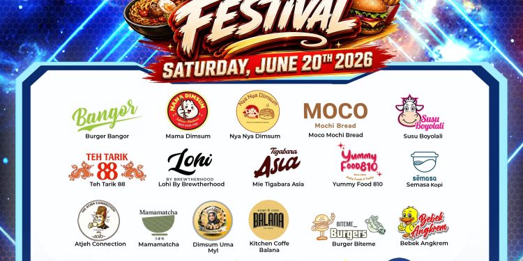 Food Festival di Turnamen E-Sport Kapolda Jateng Cup 2026 Hadirkan Nuansa Wisata Kuliner Bagi Pengunjung