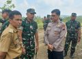 Dandim Boyolali Dampingi Tim Satgas Wasbang Tinjau Pembangunan Yonif Teritorial Pertanian, Progres Terus Dikebut