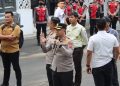 Kapolrestabes Medan Arahkan Personel Tetap Humanis dalam Pengamanan Aksi KBMN di DPRD Sumut