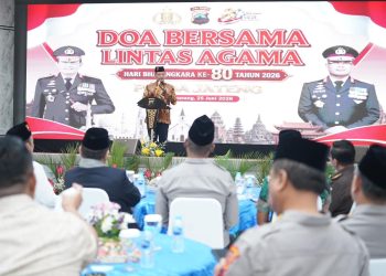Doa Lintas Agama Warnai Hari Bhayangkara ke-80, Polda Jateng Perkuat Semangat Kebersamaan dan Toleransi