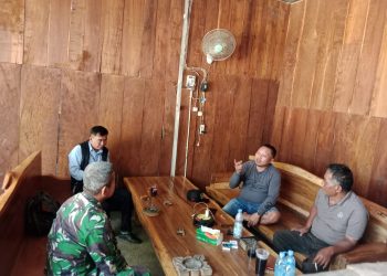 Babinsa Koramil 11 Manyaran Perkuat Sinergi dengan Tokoh Masyarakat