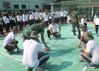 Kodim 0724/Boyolali Bentuk Generasi Berkarakter Lewat Pembinaan KKRI, Dipadukan Outbound Bangun Kekompakan