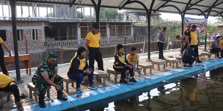 Lomba Mancing Jadi Ajang Pererat Soliditas Keluarga Besar Polres Boyolali