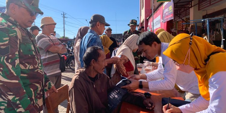 Peduli Akan Kesehatan Warga, Kodim Wonogiri Gelar Bakti Kesehatan
