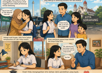 Demi Pendidikan, Nida Harus Tinggal Jauh dari Ibunya