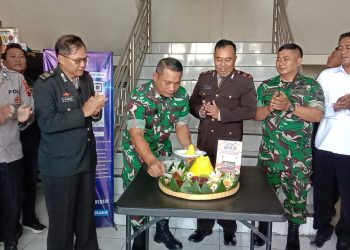 Danramil 03 Serengan dan Anggota Datangi Mapolsek Serengan