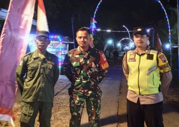 Patroli Malam Cipta Kondisi, TNI-Polri dan Linmas Giriwoyo Bersinergi Jaga Keamanan Wilayah