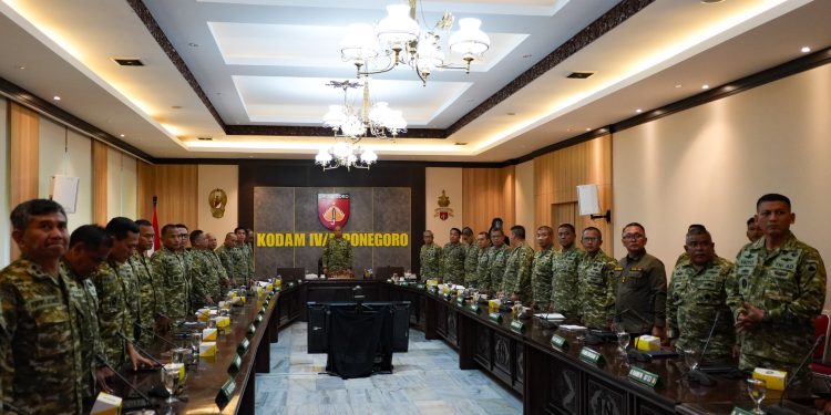 Pangdam IV/Diponegoro Ikuti Pengesahan Doktrin TNI “Perisai Trisula Nusantara”