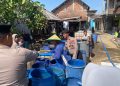 Atasi Krisis Kekeringan, Sat Samapta Polres Jepara Dorong Bantuan Air Bersih ke Wilayah Kedung Untuk Ketiga Kalinya