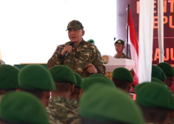 Dandim 0715/Kendal Sambut Menhan Tinjau MA Yonif TP 935/SB