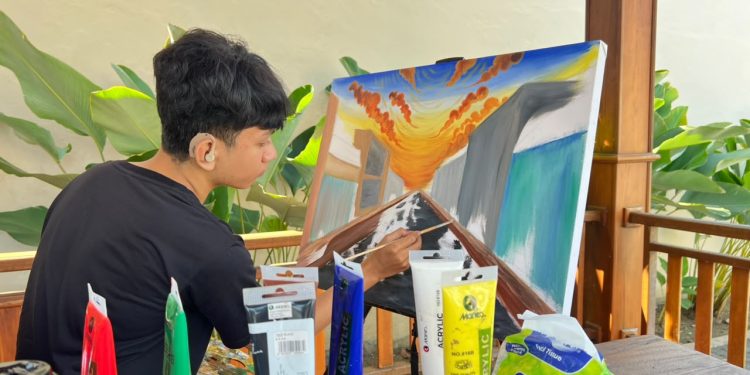 Peringati Hari Bhayangkara ke-80, Polres Jepara Wadahi Kreativitas Siswa SLB Lewat Lomba Lukis Difabel