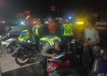 Polres Kudus Bubarkan Balap Liar, Belasan Motor Langsung Diangkut Petugas