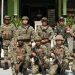 Satgas Pamtas RI-Malaysia Yonarmed 19/Bogani Terima Kunjungan Pegawai Memerintah Batalion Ketiga Rejimen Renjer Diraja Malaysia