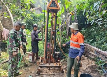 Pengeboran Sumur Bor TMMD Reguler Ke-129 Dimulai, Bantu Atasi Krisis Air di Desa Watuduwur