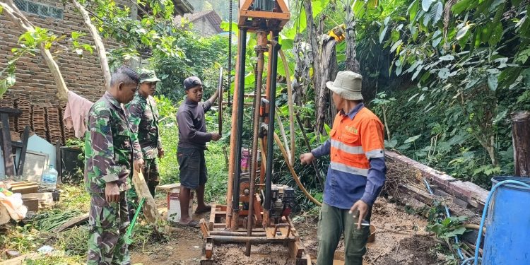 Pengeboran Sumur Bor TMMD Reguler Ke-129 Dimulai, Bantu Atasi Krisis Air di Desa Watuduwur
