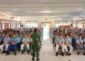 Danramil Kota Boyolali Tanamkan Jiwa Nasionalisme kepada Siswa Baru SMAN 1 Boyolali