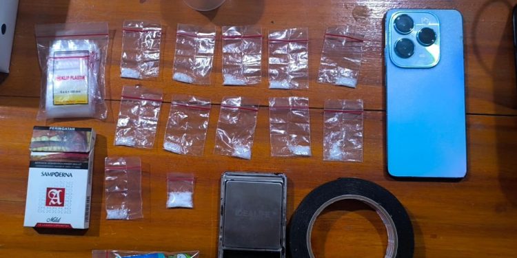 Dit Resnarkoba Polda Jateng Ungkap Peredaran Sabu di Kota Semarang, Kurir Jaringan Narkotika Dibekuk Bersama 12 Paket Sabu