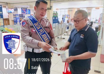 Datang dengan Tenang, Pulang dengan Kepuasan! Duta Pelayanan Ditlantas Polda Jateng Hadir Membantu Setiap Langkah Urus STNK di Samsat Semarang 2