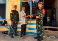 Satgas Pamtas RI-Malaysia Yonarmed 19/Bogani Terima Penyerahan Senjata Rakitan Dari Warga di Bengkayang