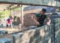 Sentuhan Tangan Prajurit TMMD, Rumah Impian Mahyadi Mulai Berdiri di Watuduwur