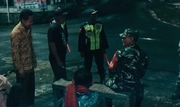 Patroli Malam Koramil Jatipurno, Wujud Nyata TNI Menjaga Keamanan dan Kenyamanan Warga