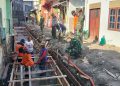 Hari Ke-6 TMMD Sengkuyung Tahap III TA. 2026 Kodim 0735 Surakarta, Terus di Kebut dengan merakit dan Pasang Begesteng Serta Buang Tanah