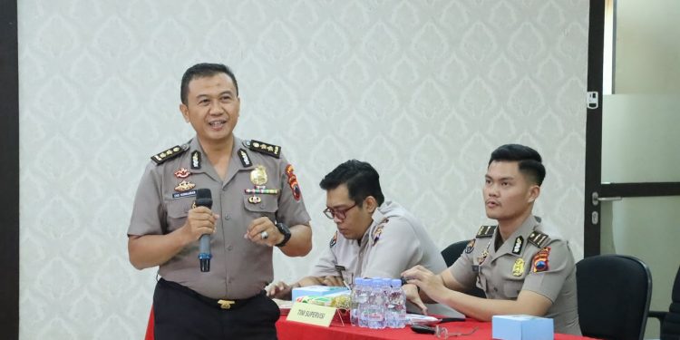 Tingkatkan Profesionalisme Kehumasan, Bidhumas Polda Jateng Gelar Supervisi Jajaran Rayon Pati di Polres Jepara