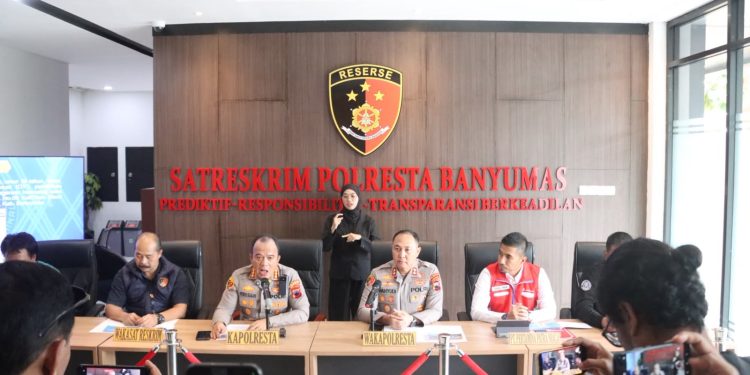 Polresta Banyumas Rilis Kasus Praktik Pengoplosan LPG Bersubsidi, 215 Tabung Gas Disita