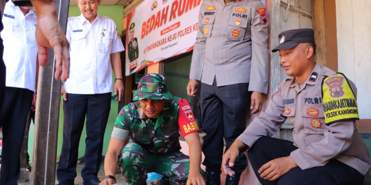 Sinergi Polri, Pemprov, dan Baznas, Dua Rumah Warga Kendal Dibedah pada HUT Bhayangkara ke-80