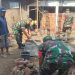 Babinsa Terlibat Langsung Bangun Rumah Warga, Wujudkan Semangat Gotong Royong