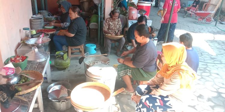 Aksi Nyata Semangat Memasak Para Ibu-ibu, Warnai TMMD Sengkuyung Tahap III TA 2026 Kodim 0735 Surakarta