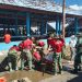 Satgas Yonif 123/RJW Bersama Warga Gelar Karya Bhakti Bersihkan Pasar Baru Distrik Obaa