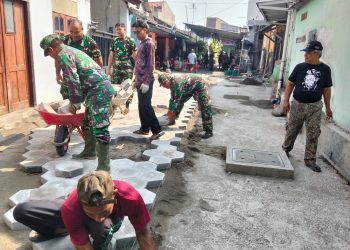 Hari Ini Sasaran TMMD Sengkuyung Tahap III TA 2026 Pavingisasi Jalan Sepanjang 97 Meter, Lebar 4,5 Meter Mulai di Garap