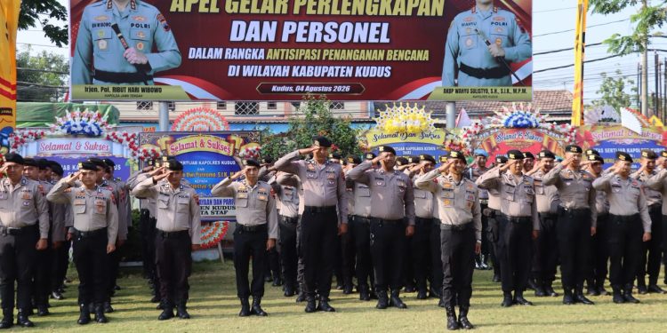 Siaga Karhutla, APAR hingga Water Cannon Disiapkan Hadapi Musim Kemarau, Kapolres Kudus: Jangan Bakar Lahan dengan Alasan Apa Pun